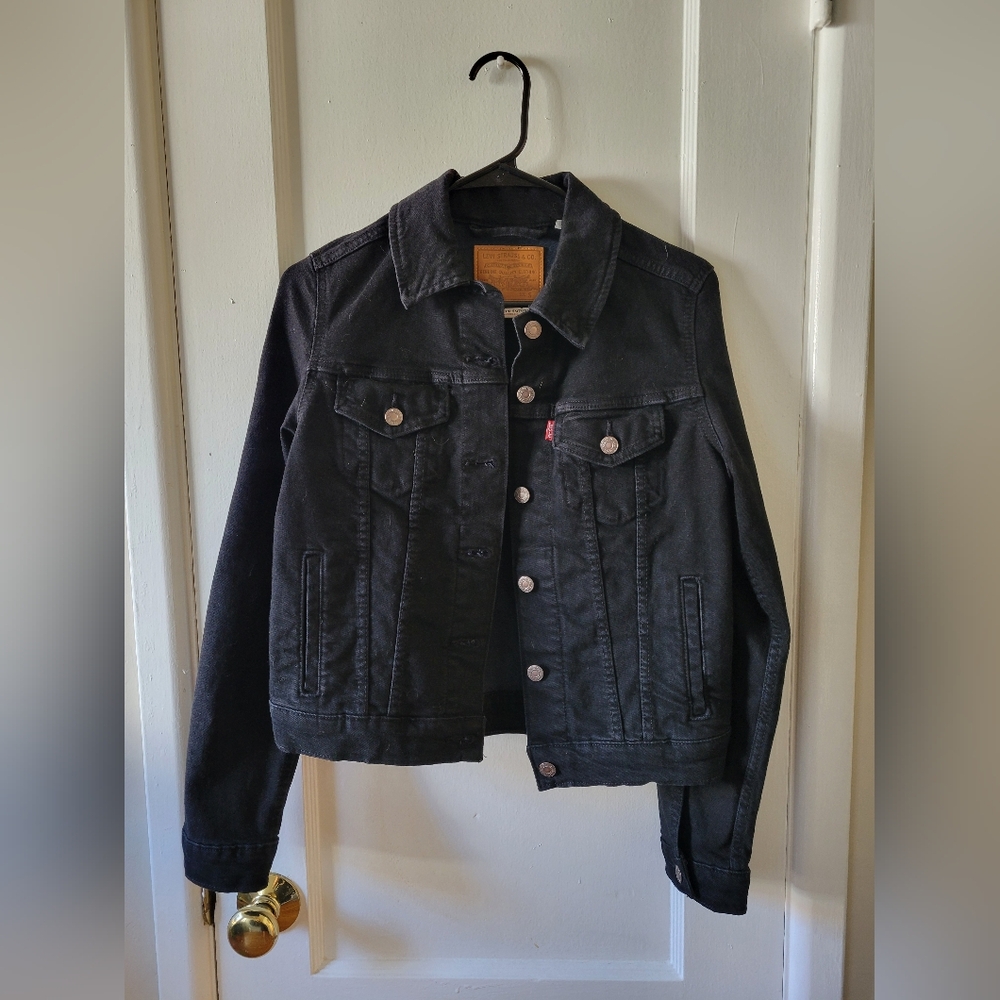 Black Levis Original Trucker Jean Jacket